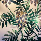 Monumental wall light in Italian wrought iron, attributed to the house.