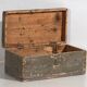 Small antique solid wood chest (c.1920) #73