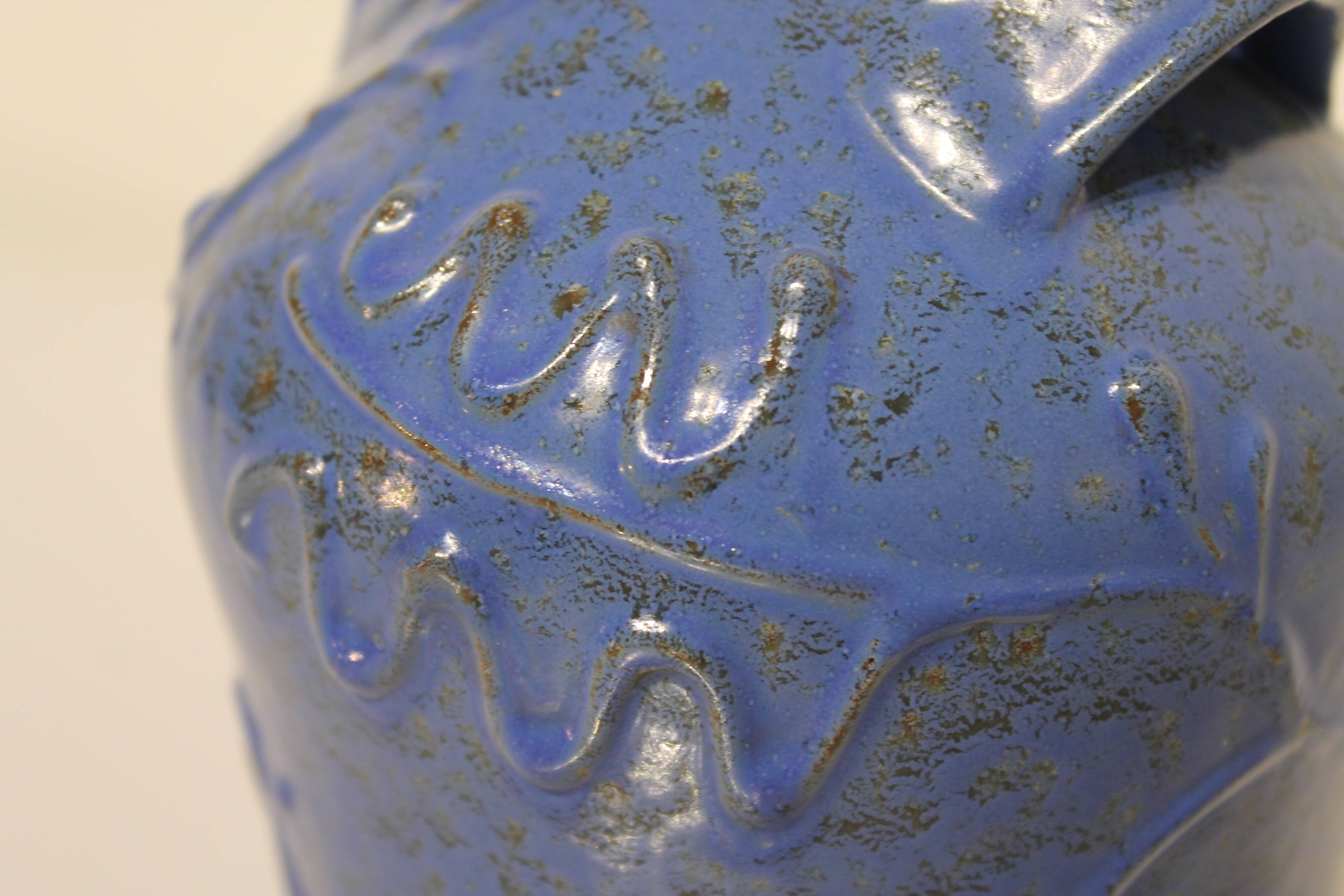 Vintage Scandinavian vase with handles