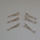 6 silver plated basset knife holders