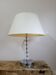 Modernist lamp in plexiglass and chrome from the 20th century.
