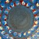 Large Mid-Century Modern German Studio Pottery Decorative Wall Plate by Eva Fritz-Lindner for Karlsruher Majolika, 1960s
