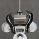 1970s Italian Chrome Plated Chandelier