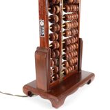 Old abacus lamp base, Chinese suanpan "lotus-flower brand"