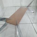 Coffee table with compass legs from the 60s
