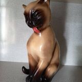 Ceramic cat statue