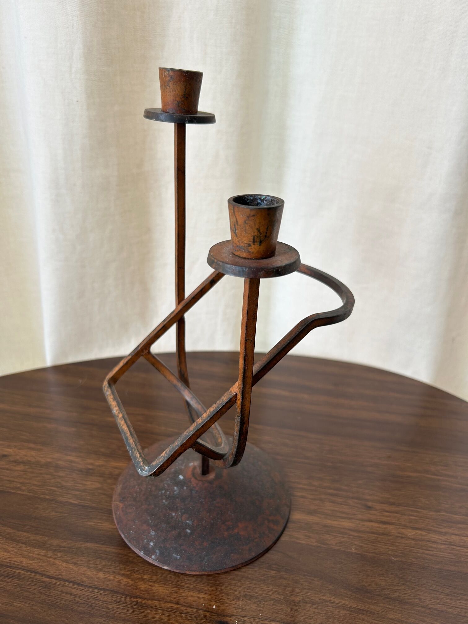 Brutalist candle holder