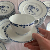 Amphitrite tableware service Ervuis and Raynaud 64 pieces