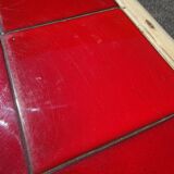 Bamboo and vintage ceramic dining table 60 years