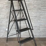 Manufrance 1930 industrial metal stepladder