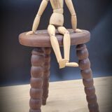 Tripod stool ball lined