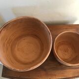 Vallauris 70's terracotta salad bowls