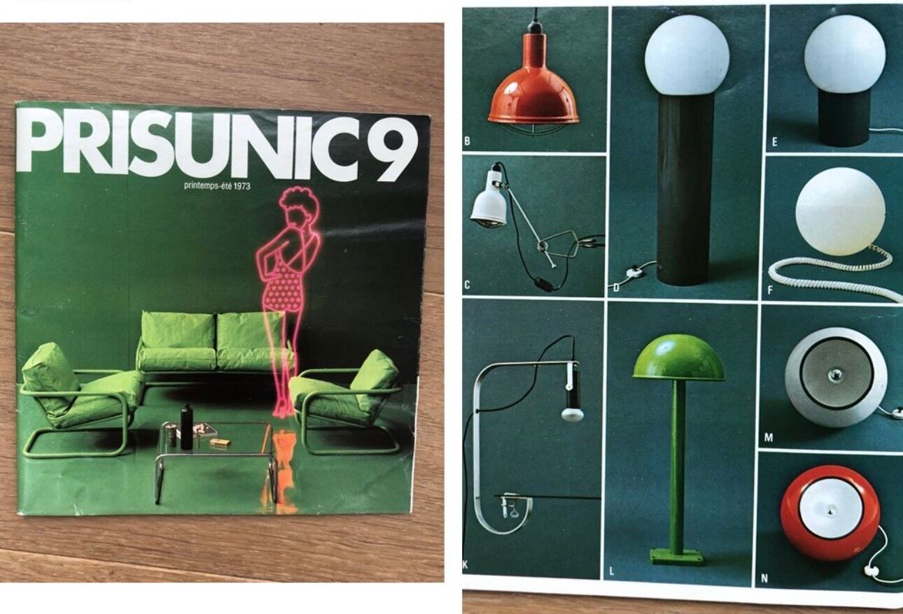 New sun lamp Prisunic X Monoprix assigned to Marc Held.