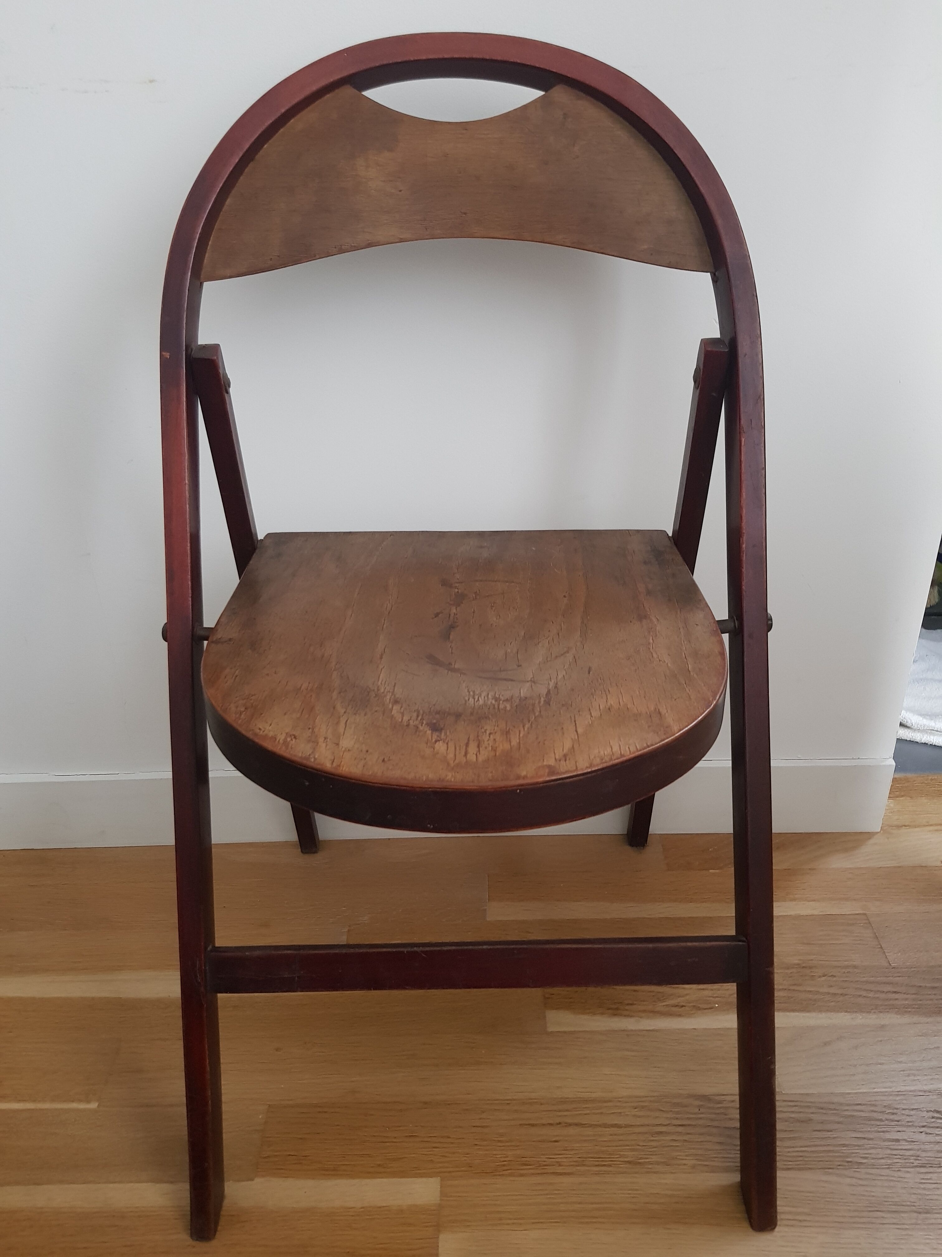 Folding vintage chair