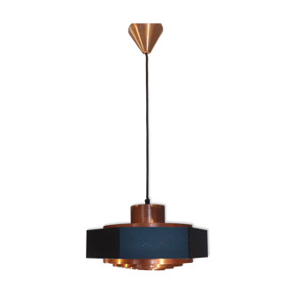 Copper suspension by T. Røste, Norwegian Vintage 1960s