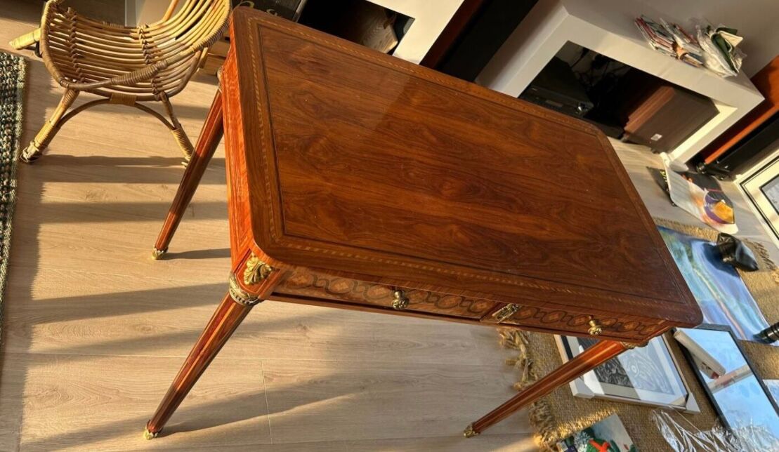 Marquetry desk