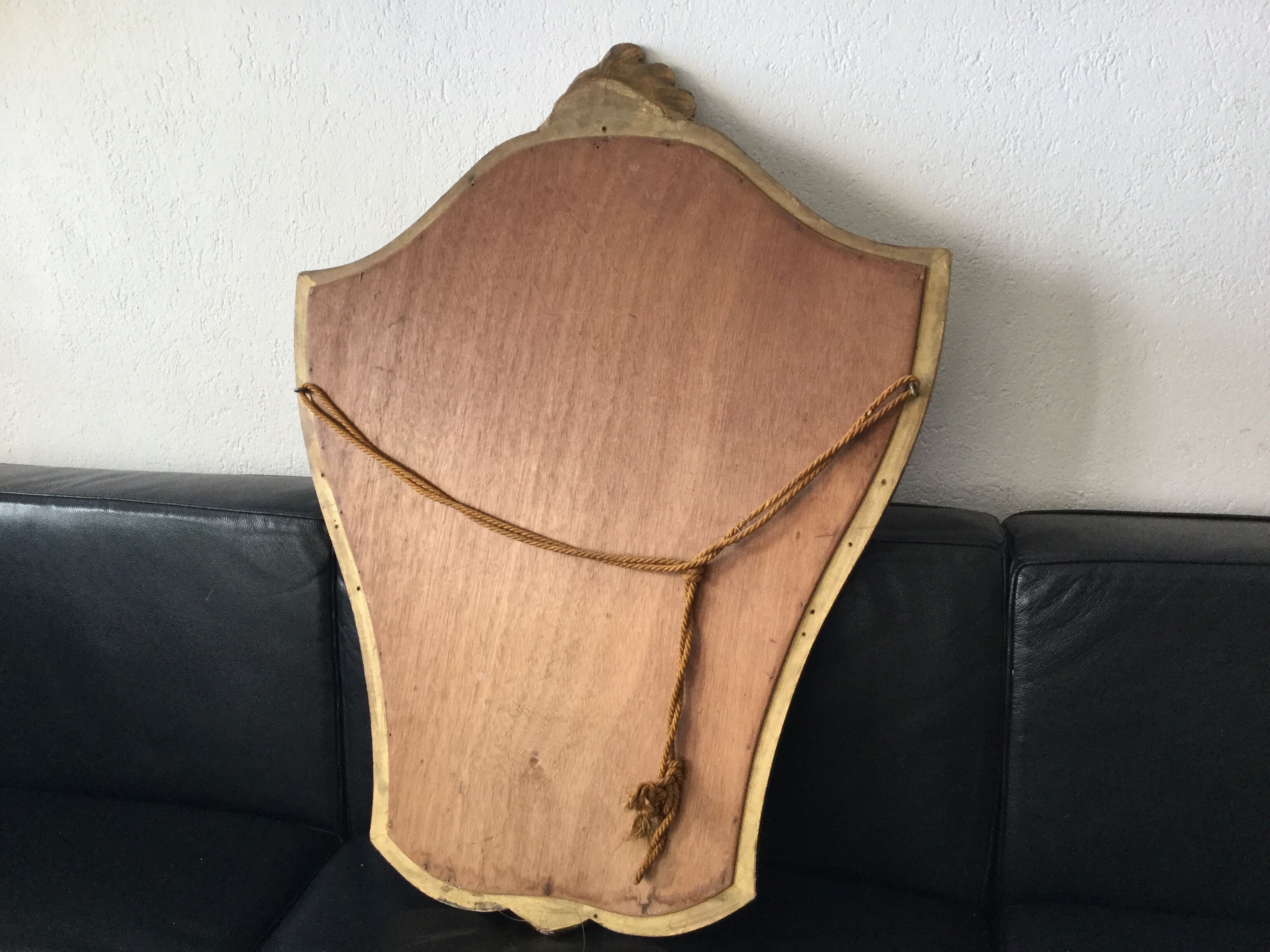 Miroir bois doré baroque style Louis XV 60x79cm