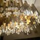 Bd Lumica chandelier in brass, 12 lamps, unique model.