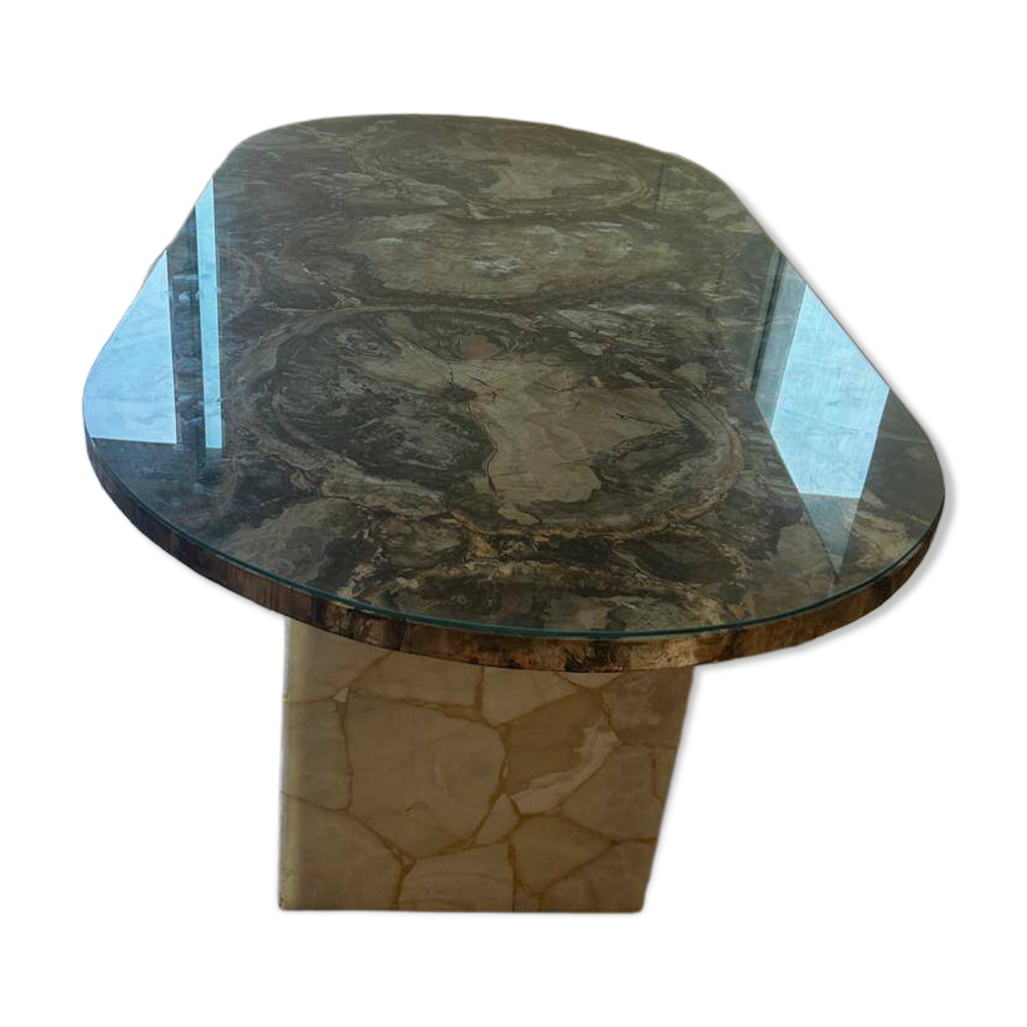 Silicified wooden table from Madagascar