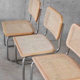 Set of 6 chairs Cesca B32 by Marcel Breuer