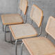 Set of 6 chairs Cesca B32 by Marcel Breuer