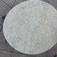 Carrara marble and chrome dining table, vintage Italy, 70s style