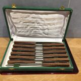 Box of 12 vintage table knives