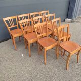 Set of 10 Luterma bistro chairs