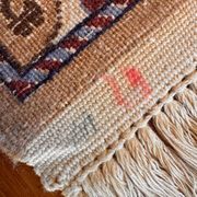 Persian Nain carpet made of wool and silk