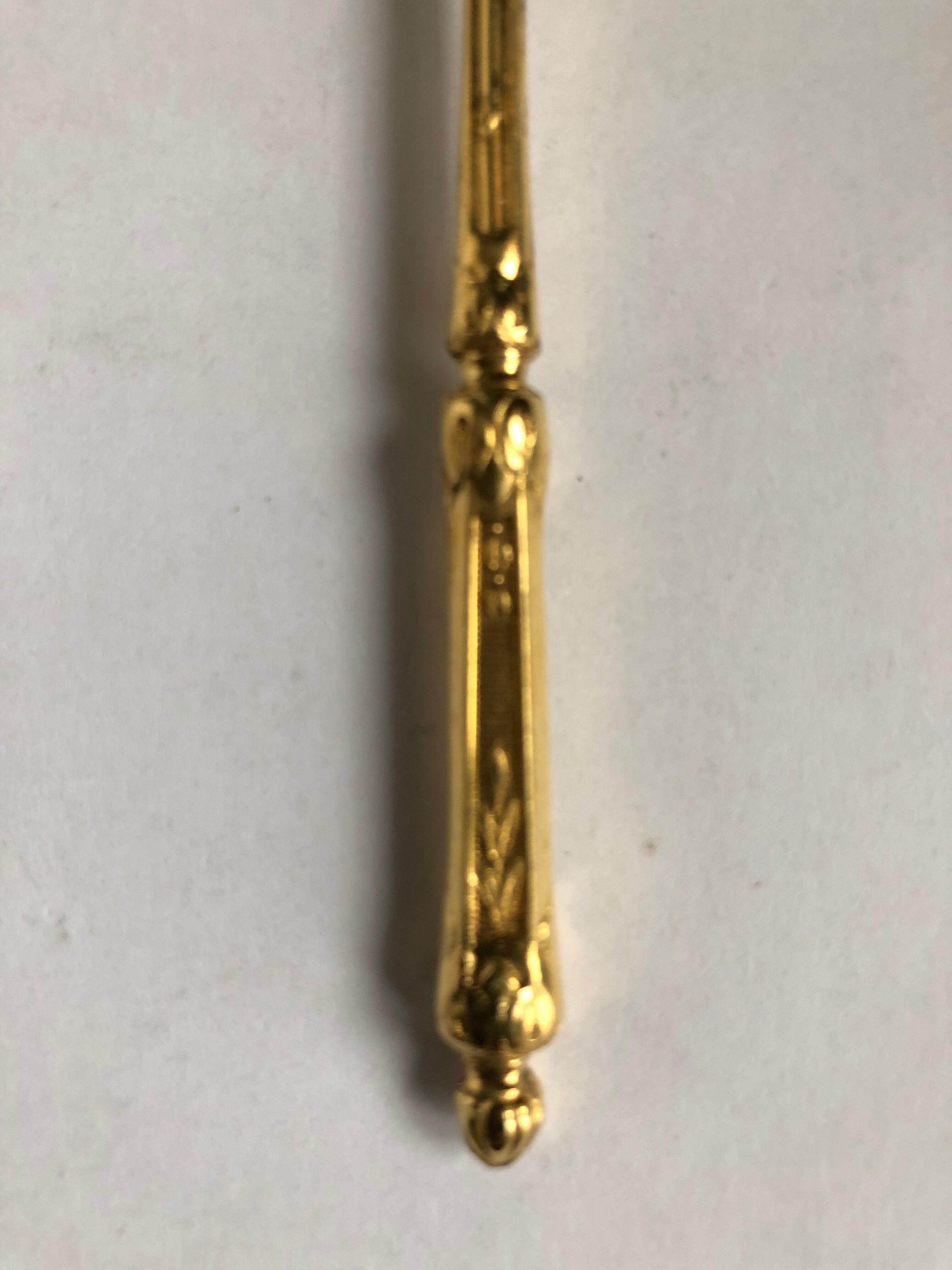 Vermeil cake service