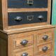 Notary's trade furniture with oak clamshell 1930