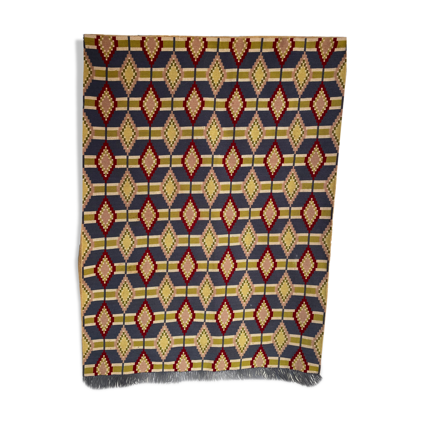 Swedish 1940-50 ‘s Needle point Flat Wall Rug 80x118cm