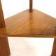 Table basse en verre et en orme, Danemark, 1940