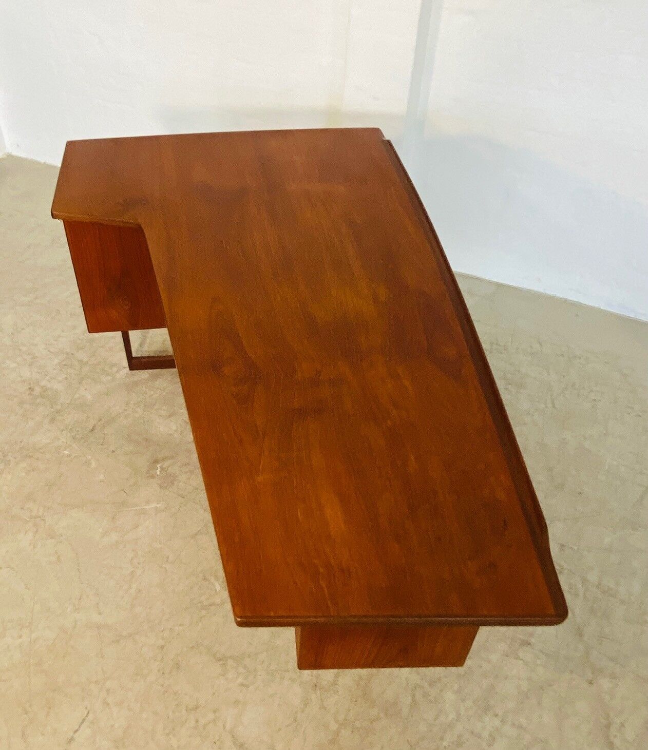 Vintage retro Danish mid-century boomerang desk 1960s