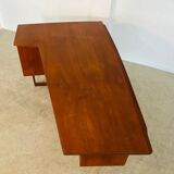 Vintage retro Danish mid-century boomerang desk 1960s