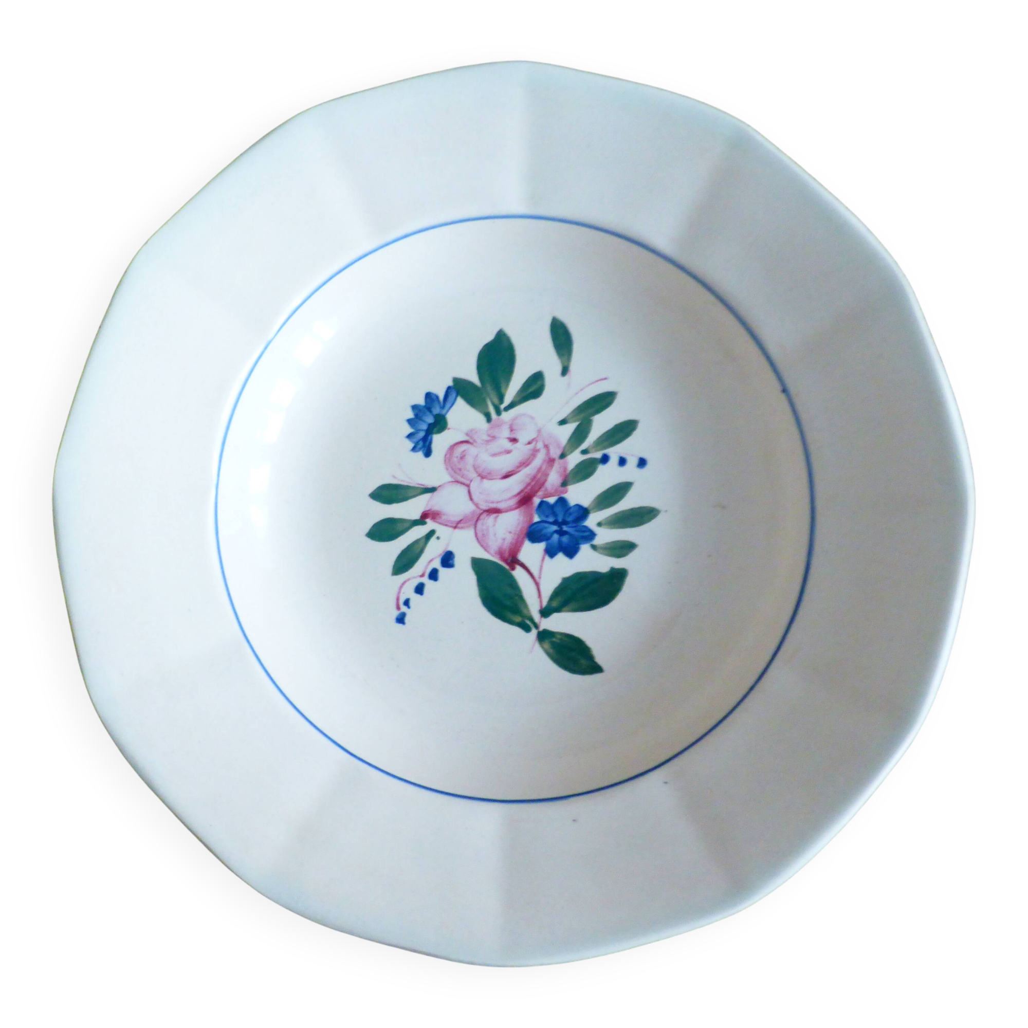 1 Digoin Sarreguemines soup plate 221288
