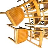 Set of 9 bistro chairs
