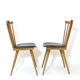 Pair of menuet chairs by Baumann, 1960s