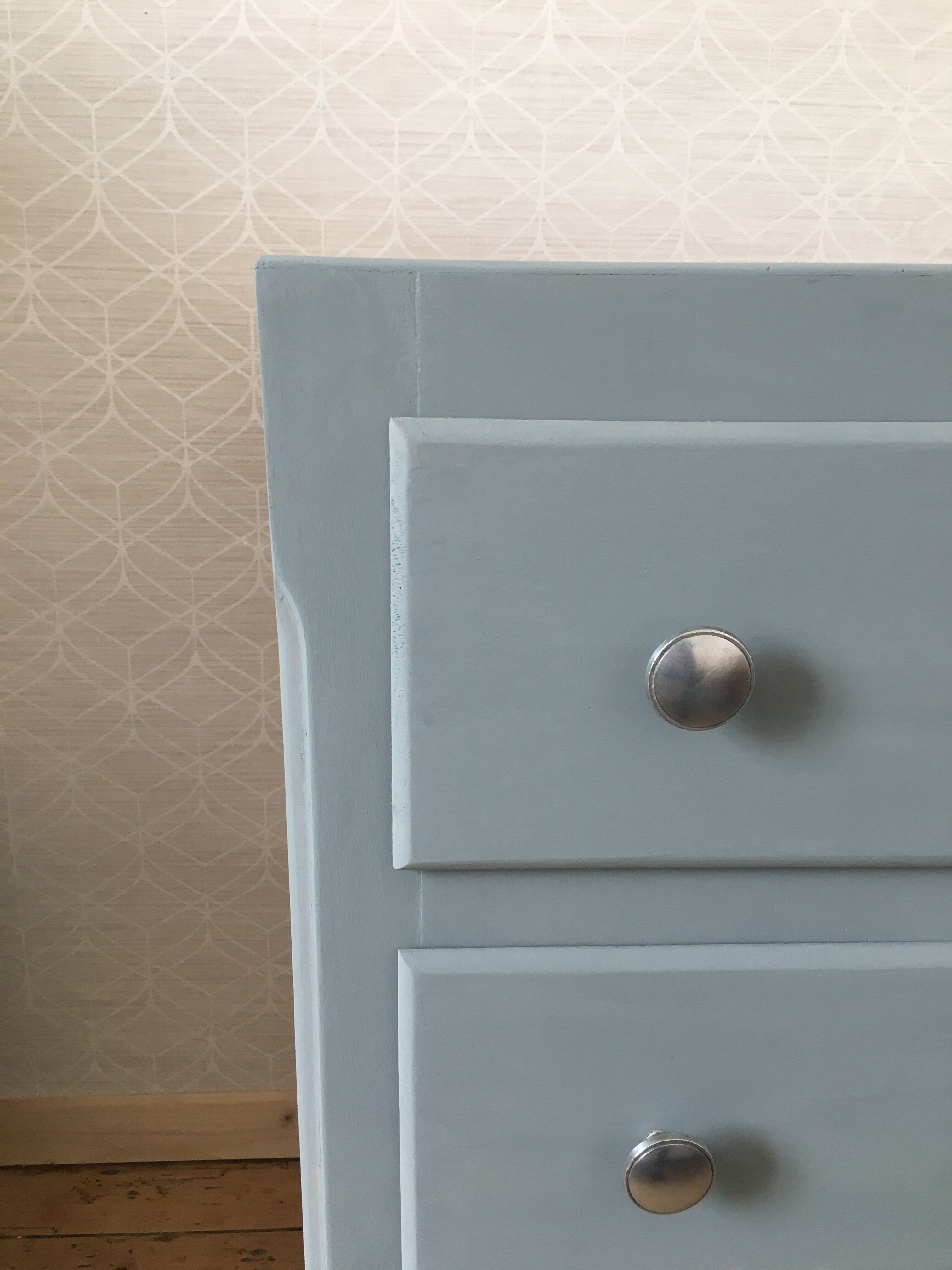 Vintage dresser 3 gustavian grey drawers