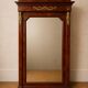 Large Empire-style mahogany mirror – Mercury-gilded bronzes –