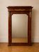 Large Empire-style mahogany mirror – Mercury-gilded bronzes –