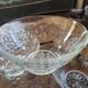 Set of 5 Moulded Glass Bowls with Floral Decoration – Circa 1970
