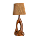 Lampe en bois vintage