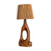Lampe en bois vintage