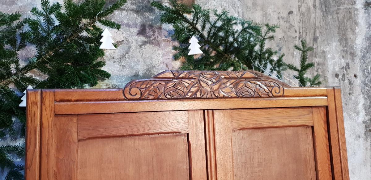 Old art-deco wardrobe