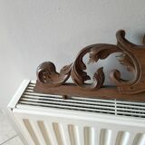 Old carved wooden pediment