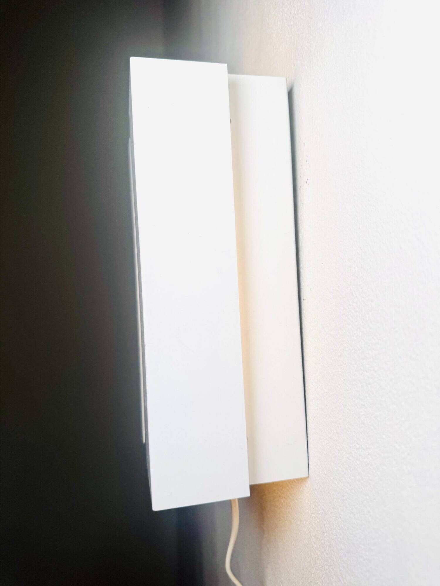 Geometric Rectangular Wall Lamp By J.J.M. Hoogervorst For Anvia Nederland, The Netherlands, 1960S