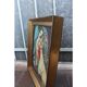 Modern Hungarian oil painting from the 1930s, tribute to Béla Kádár, nude female frame.