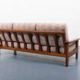 3-seater modern Italian architectural sofa 1960s