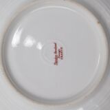 6 cups and saucers porcelain Haviland Limoges barbed-wire décor